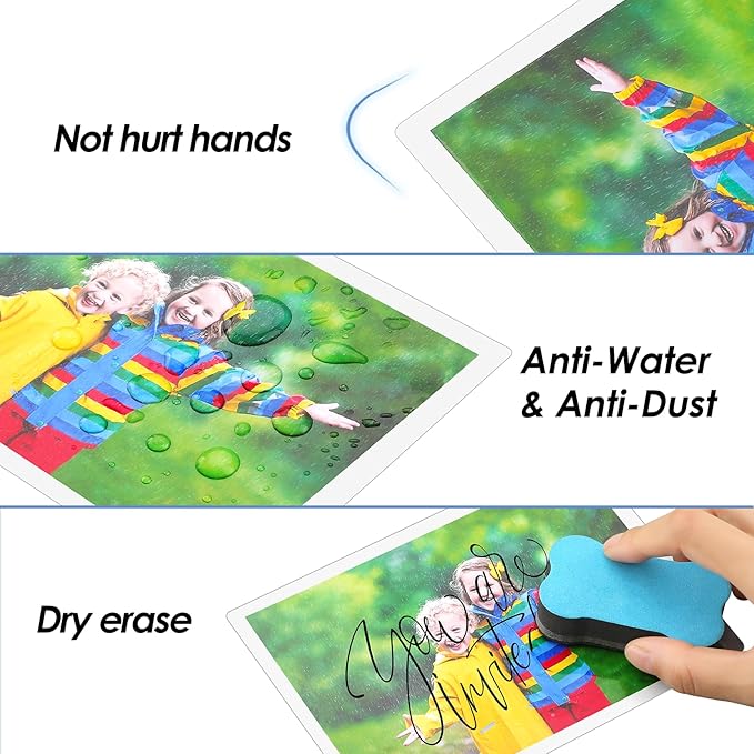 KTRIO 25 Pack Self Sealing Laminating Pouches, 4.5” x 6.5”, 10 Mil Thick Self Adhesive Laminating Sheets, Clear Lamination Pouches for Photos, Laminate Sheets, No Laminator Machine Needed, No Heat
