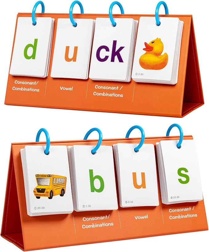 Sight Words Flash Cards for Kindergarten, Phonics Flash Cards, CVC Word Games Pocket Chart, Classroom Learning Activities, Phonics Games for Reading, Speech Therapy Materials for Kids