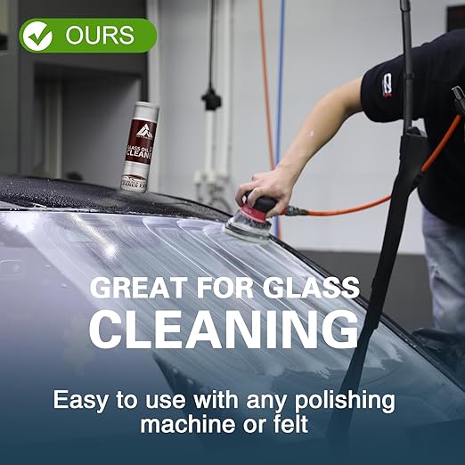 Glass Polish 50ml Cerium Oxide Glass Polishing Solution for Removing Oil Film, Water Spots, Eddies, Glass Water Stains, Wiper Marks on The Glass Surface, Restoring clearity