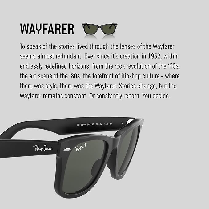 Ray-Ban RB2140 Original Wayfarer Square Sunglasses