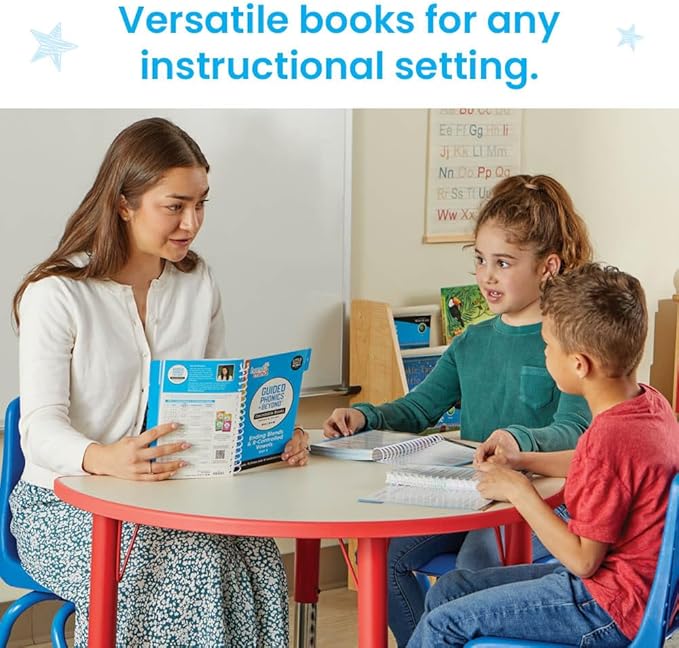 hand2mind Guided Phonics + Beyond Decodable Books Unit 5, Books for Beginning Readers, Science of Reading Classroom Materials, Learn to Read Leveled Readers, Preschool Curriculum for Teachers