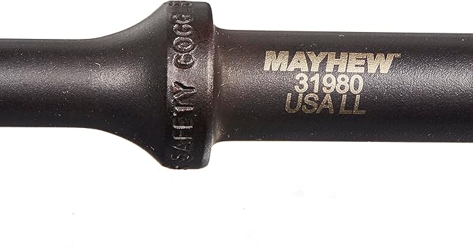 Mayhew Tools 31980 Pneumatic Taper Punch, 1/2" x 6", Black Oxide Finish