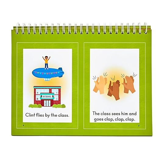 Really Good Phonics Decodable Readers Flip Chart - L- and R-Blends and Three-Letter Blends - Reading Games for Kids, Learning Activities, Homeschool & Classroom Must Haves