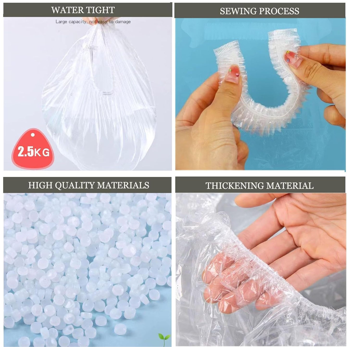 Potty Chair Liners with Elastic, Portable Potty Training Bags, Potty Refill Liners Disposable for Toddlers Kids and Baby,Toilet Seat Cover,17x8Inches,Clear 400pieces