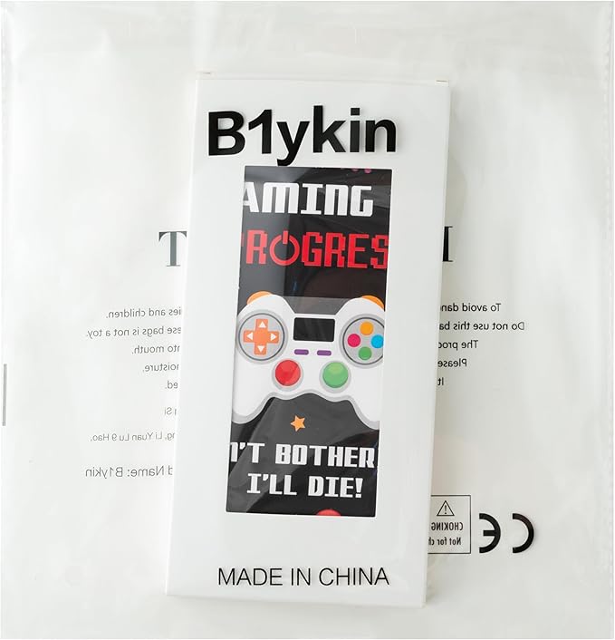 B1ykin Cute Sticky Notes Set - Gaming in Progress Self-Stick Notes Pad, 550 Sheets Writing Memo Pages Sticky Notepad for Teacher Appreciation Gift, School Office Party Supplies (Black Video Game)