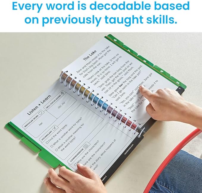 hand2mind Guided Phonics + Beyond Decodable Books Unit 4, Books for Beginning Readers, Science of Reading Classroom Materials, Learn to Read Leveled Readers, Preschool Curriculum for Teachers