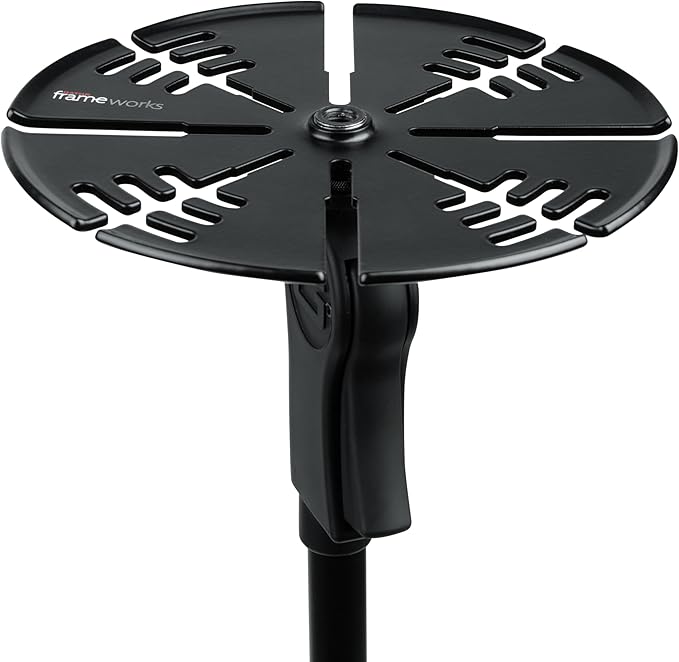 Gator Frameworks Microphone Stand Cable Hanger & Organizer, Prevents Cables from Over-Coiling or Kinking (GFW-CABLEHNGRTRAY)