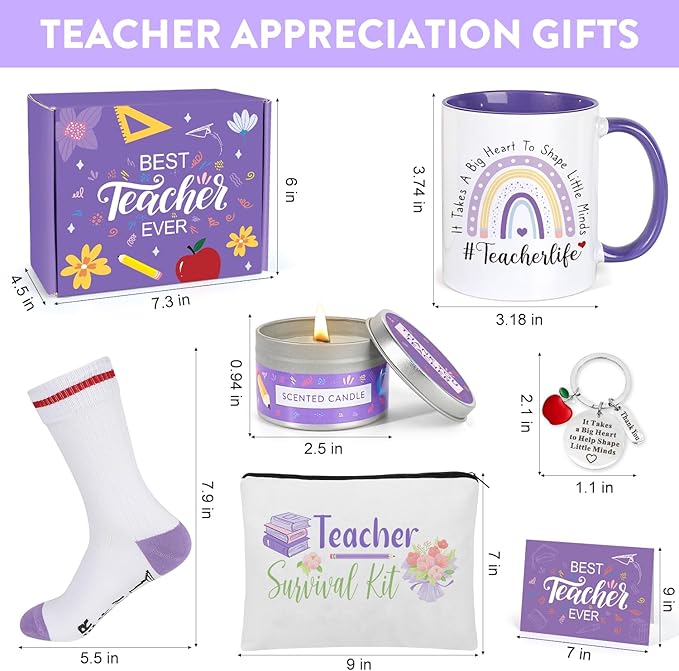 UAREHIBY Teacher Appreciation Gifts from Students, Teacher Gifts for Women Men, Teachers Gift, Teacher's Christmas Birthday Back to School Gift for Teachers, Teacher's Valentines Day Idea
