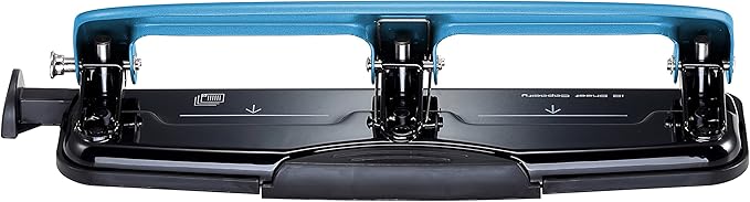 Bostitch Office EZ Squeeze™ Reduced Effort 3-Hole Punch, 12 Sheets, Blue (2103)