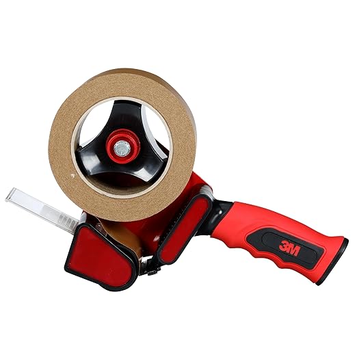 3M Scotch Performance Paper Box Sealing Tape 570, Brown, 2.8 x 55 yd (72 mm x 50 m), 1 Roll, Recycle-Compatible, Great for Packaging, Shipping, and Moving