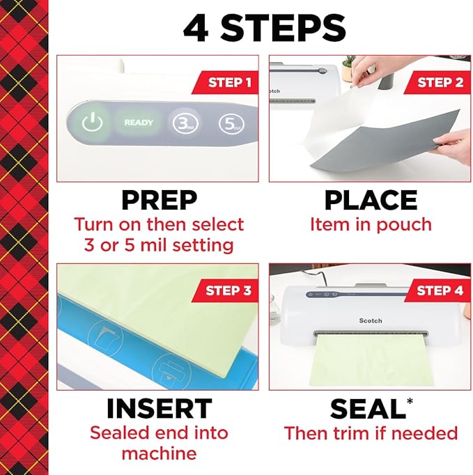 Scotch Rapid Thermal Laminator, Ready in 1 Minute, Never Jam Technology Automatically Prevents Misfed Items, 9 inch, Includes 2 Pouches (TL909X-EF), 1 Packs per case