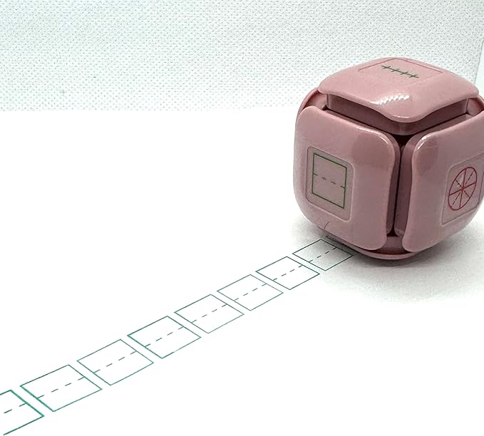 LEGILINER 6-in-1 Handwriting Practice Roller Stamp - Multi-Pattern Self-Inking Stamp Tool for Classroom, Occupational Therapy & Homework - PreK to 5th Grade