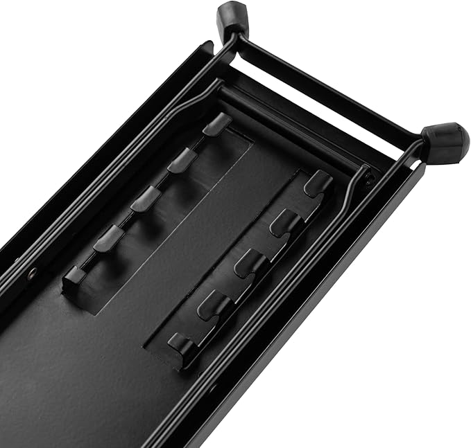 Gator Frameworks Ergonomic Guitar Foot Rest for Practice or Performing with (5) Height Adjustable Playing Positions and Rubberized Foot Pad for Comfort and Stability, (GFW-GTR-FOOTREST)