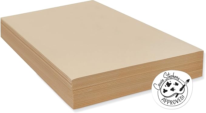 Pacon Cream Manila Drawing Paper, 50 lb Cover Weight, 18 x 24, Cream Manila, 500/Pack