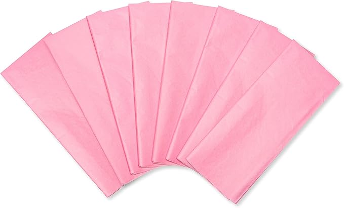 Papyrus Pink Gift Tissue Paper, 4 Sheets (20 in. x 26 in.) - Ideal for Gift Bags, Weddings, Baby Showers and More