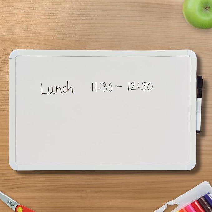 School Smart Dry Erase Board, 11 x 17 Inches, White