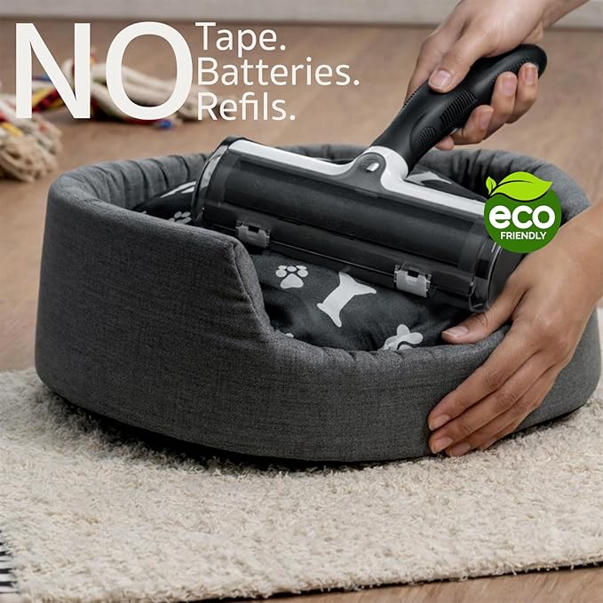 Pet Hair Remover Roller – Reusable Dog & Cat Hair Lint Roller for Couch, Carpet, Furniture, Rugs & Car Seats