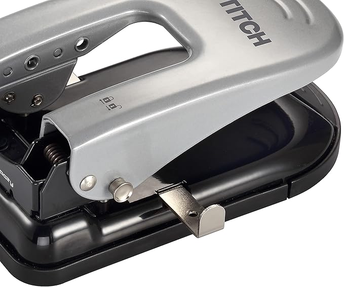 Paperpro-Bostitch 2340 Indulge 2-Hole Punch, 40-Sheet Capacity, Black/Silver