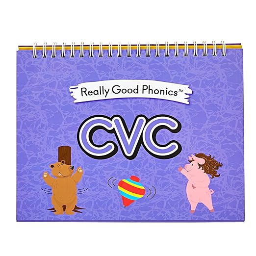 Really Good Phonics Word Segmenting and Blending Kit, CVC and S-Blends, Learning Activities for Kids, Homeschool & Classroom Must Haves