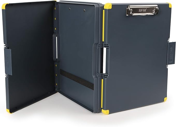 Dexas Duo Clipcase Dual Sided Storage Case and Organizer, Yellow