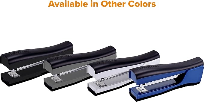 Bostitch Office Dynamo Stand-Up Stapler with Built-in Pencil Sharpener, Staple Remover and Staple Storage, Navy Blue (KT-B696-BLUE)