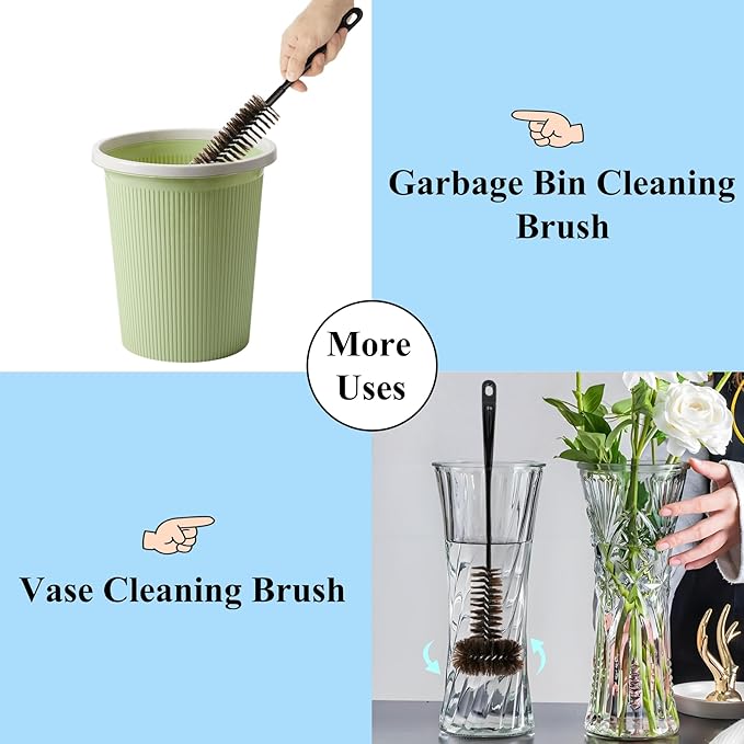 Garbage Disposal Brush and Cleaner with Extra Long 15" Handle Effortlessly Remove Residue,and Build-Up Universal Fit for All Disposal Units