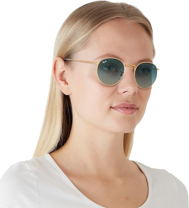 Ray-Ban Unisex Rb3447 Round Metal Round Sunglasses