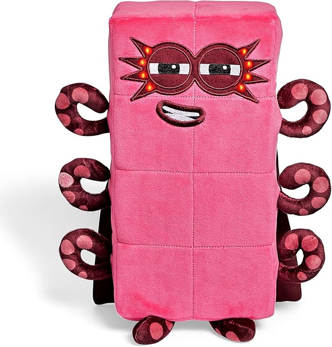 hand2mind Numberblocks Sing-Along Superhero Octoblock Plush, Music Toys, Numbers for Toddlers, Preschool Math Learning Toys, Light Up Stuffed Animal Plushies, Counting Blocks, Kids Birthday Gifts