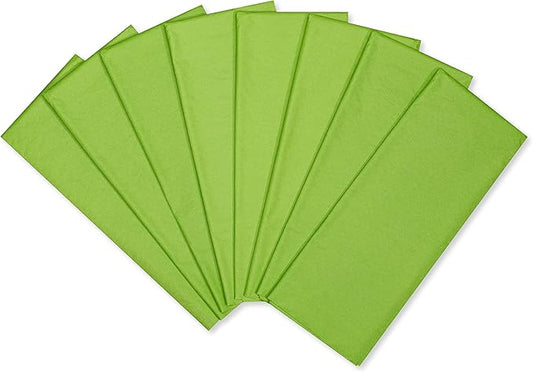 Papyrus 8 Sheets 20 in. x 26 in. Lime Green Tissue Paper for Fathers Day, Graduation, Birthdays and All Occasions