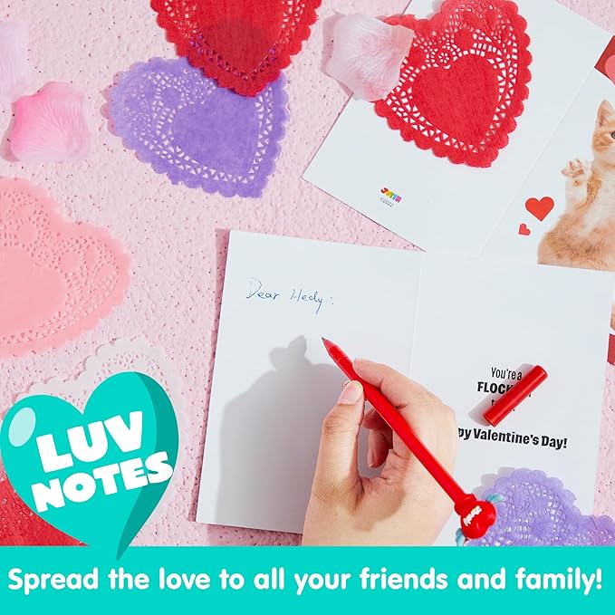 JOYIN 144 Pcs 4" Valentines Day Heart Doilies Party Decorations with 4 Colors Heart Doilies Cutouts Lace Paper Craft Gift Set for Valentine Day Party Tableware Decoration