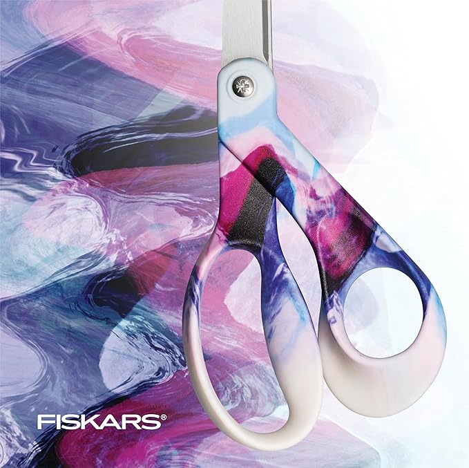 Fiskars Premier Explore Collection Scissors, Designer Scissors, Morph Fashion, 8"