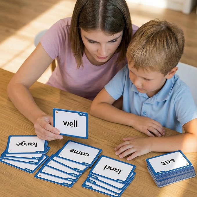 Torlam Sight Words Flash Cards for Kids Kindergarten,Learn to Read Digraphs CVC Blends Long Vowel Sounds Spelling Reading Phonics Games for 4-6 Years, Site Words Classroom Homeschool
