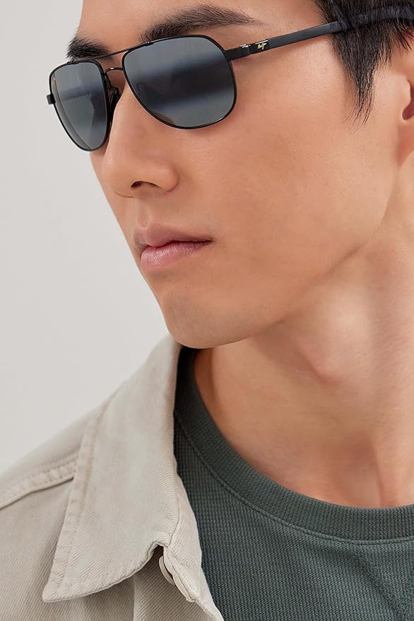 Maui Jim Polarized Men's and Women's Guardrails Aviator Sunglasses