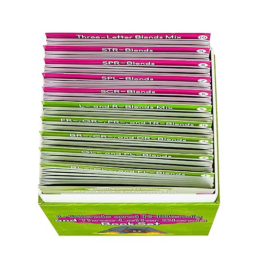 Really Good Phonics Decodable Readers - L- and R-Blends and Three-Letter Blends Book Set - Educational Toys, Reading Games for Kids, Learning Activities, Homeschool & Classroom Must Haves