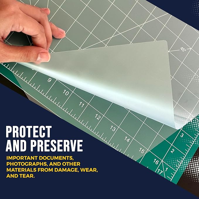Office Werks 100 Pack of Thermal Laminating Pouches, 8.9" x 11.4", Letter Size Sheets, 3 Mil Thickness, Compatible with All Thermal Laminators, Crystal Clear Finish, Fast and Easy Lamination