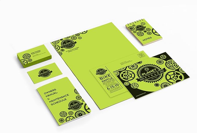Astrobrights Color Cardstock, 65 lb Cover Weight, 8.5 x 11, Vulcan Green, 250/Pack
