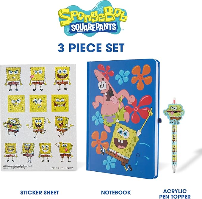 Culture Fly Kids Stationary Set for Girls and Boys - Dragon Ball Z Journal Kit with Notebook, Acrylic Pen Topper, Sticker Sheet - Cute Stationery Kit for School, Writing, Drawing, Gifts