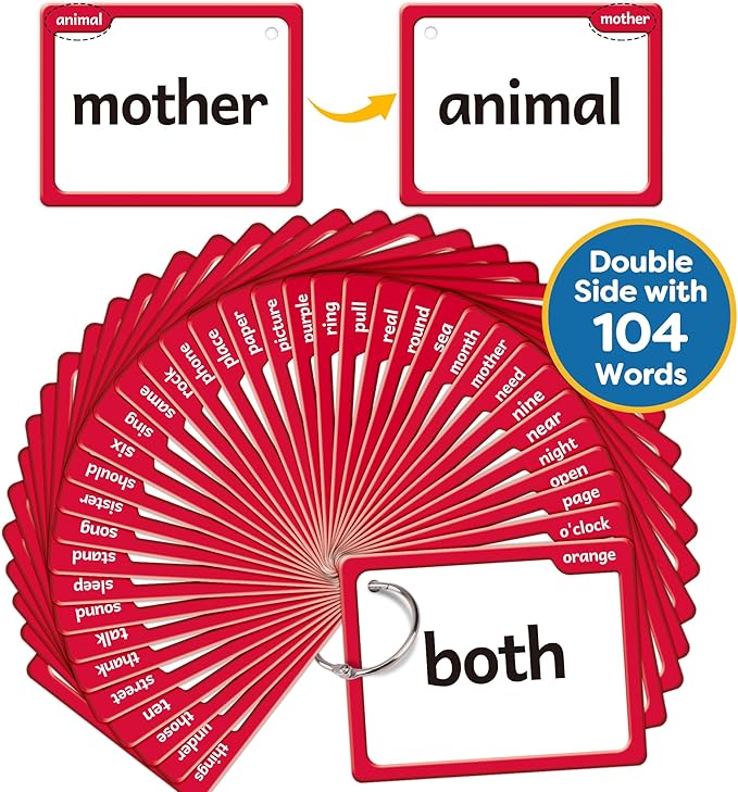 Torlam Sight Words Flash Cards for Kids 1st Grade,Learn to Read Digraphs CVC Blends Long Vowel Sounds Spelling Reading Phonics Games for 6-7 Years, Site Words Classroom Homeschool