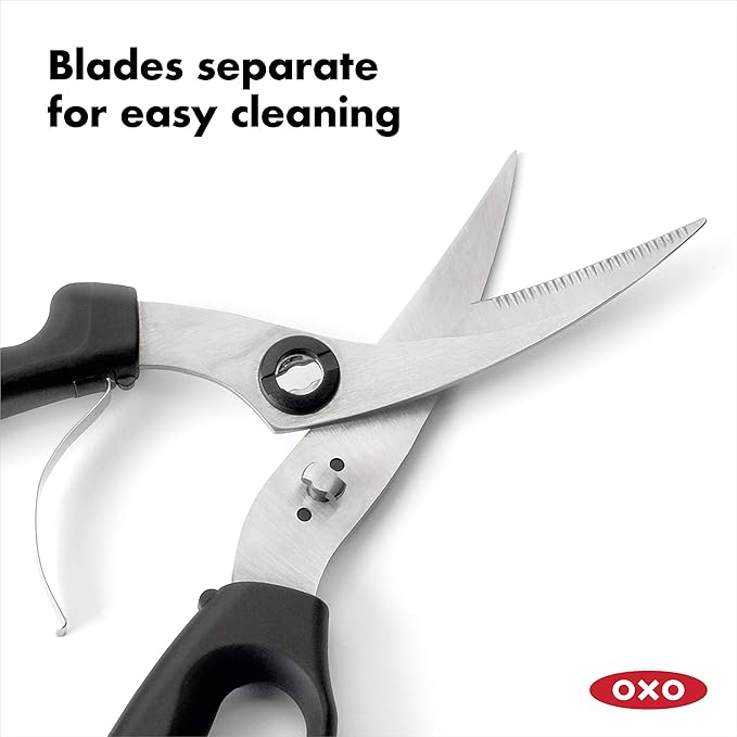 OXO Good Grips Spring-Loaded Poultry Shears,Black,(Pack of 2)