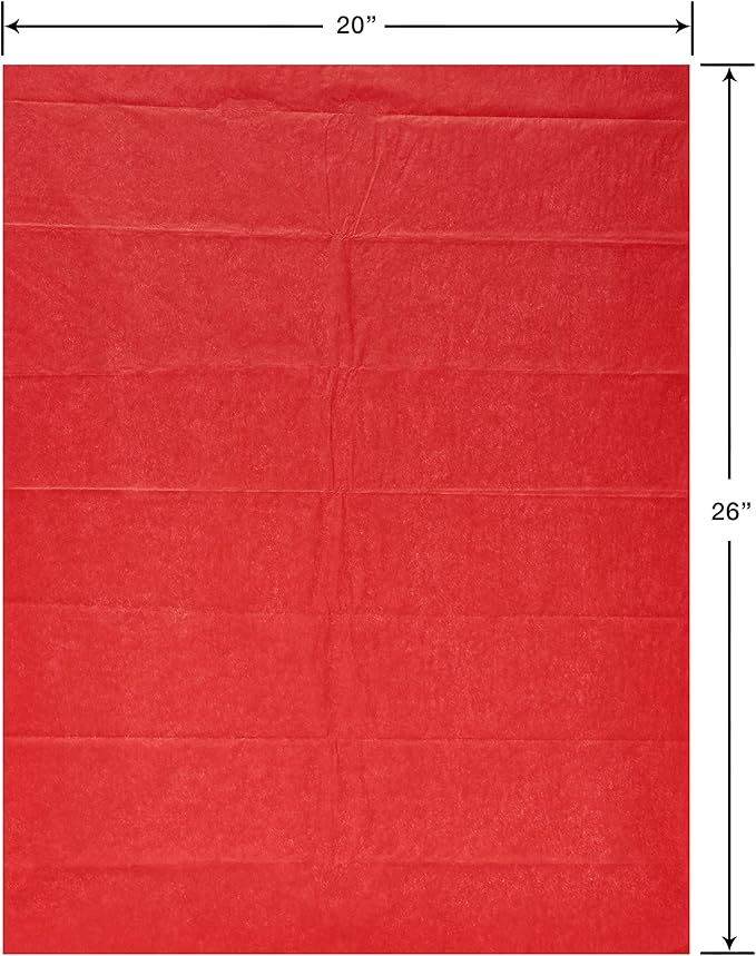 Papyrus 8 Sheet Scarlet Tissue Paper for Valentines, Birthdays, Crafts, DIY and More