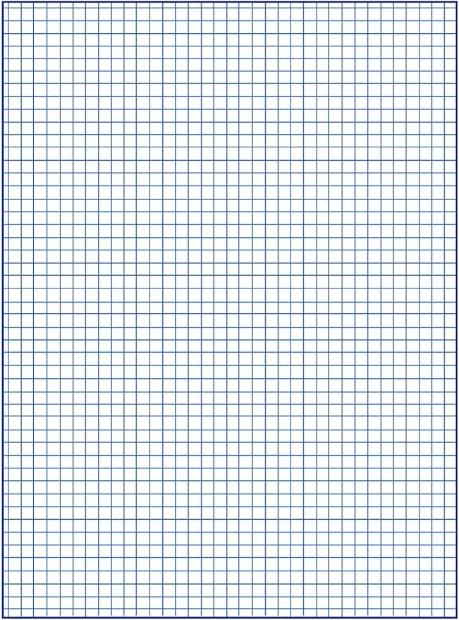 School Smart Graph Paper, 1/4 Inch Rule, 9 x 12 Inches, White, Pack of 500