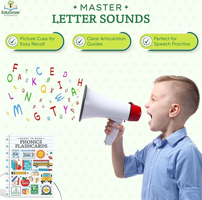 Phonogram Flash Cards - Phonics Flash Cards - Learn to Read - CVC Reading Flashcards for Kids Ages 5-8 - Phonics Games - Homeschool Preschool Kindergarten First Second Grade Learning Activities