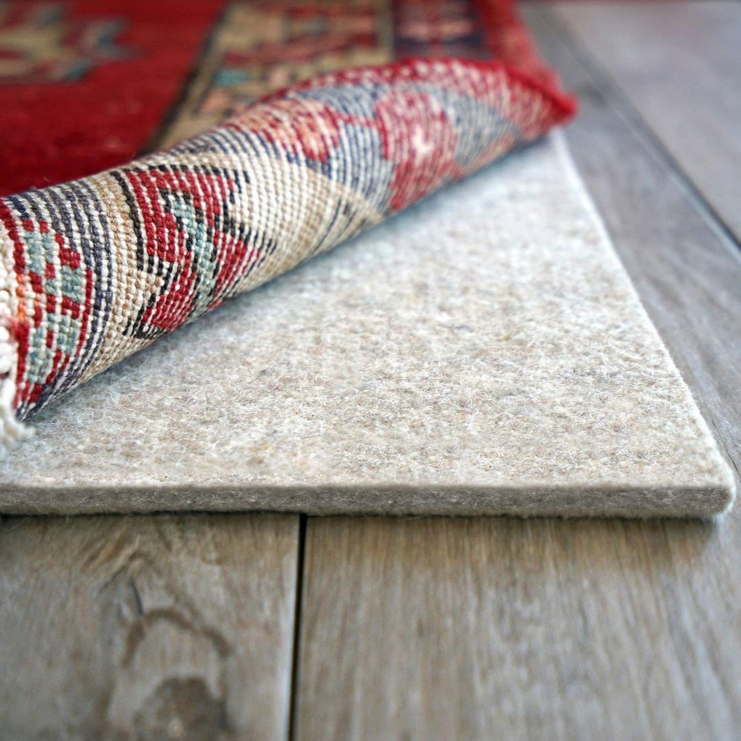 RUGPADUSA - Eco-Plush - 9'10" x 13'10" - 1/4" Thick - 100% Felt - Premium Cushioned Rug Pad - Available in 3 Thicknesses, Many Custom Sizes