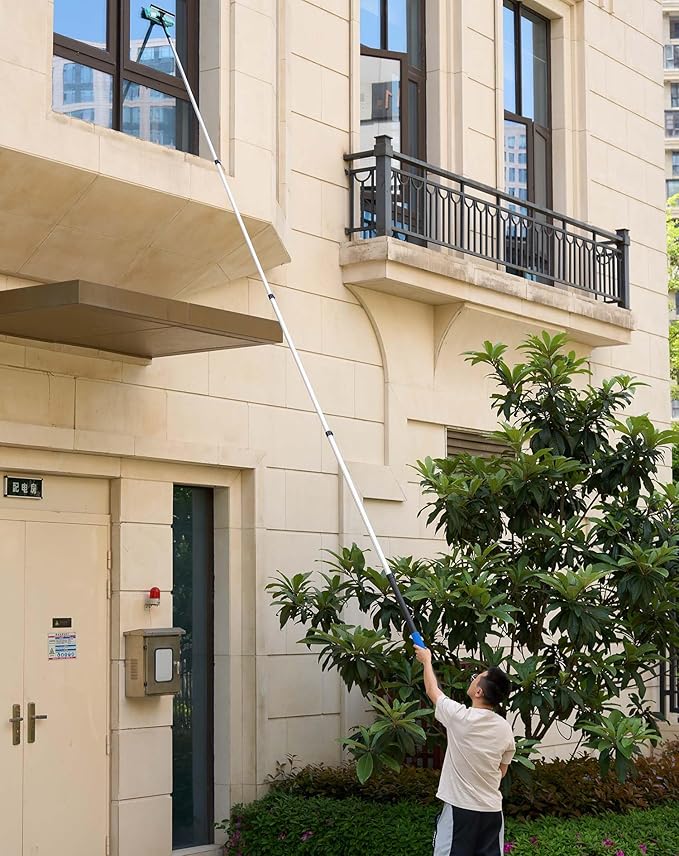 Ceiling Fan Cleaner Duster with Telescopic Extension Pole (8ft)