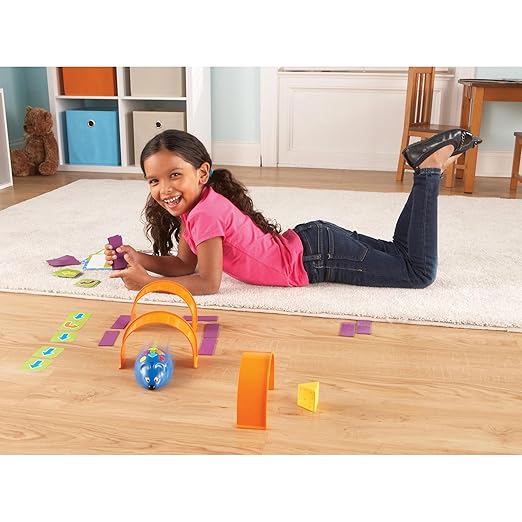 Learning Resources Code & Go Robot Mouse Activity Set - Robotics Kit For Kids, Pet Coding, STEM Games, Screen Free Activities, Engineering Science Kit, Toddler Interactive Games, Gifts For Boys