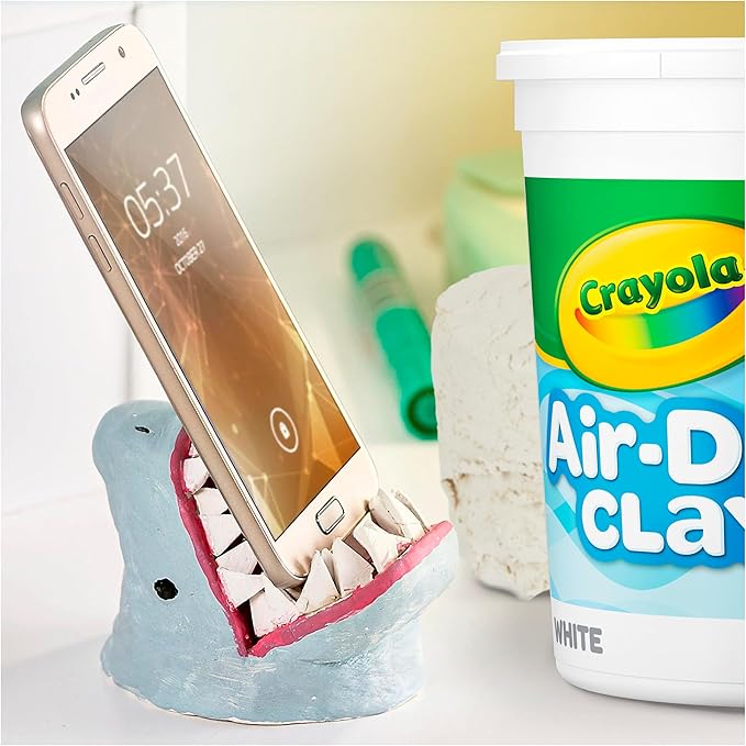 Crayola Air Dry Clay (5lbs), Teacher Supplies, Natural White Modeling Clay for Kids, Sculpting Material, Bulk Craft Supplies for Art Classrooms, Pack of 4
