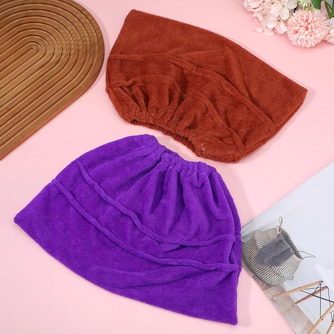 2 Pack Broom Pads to Baseboard Cleaning Tool, Reusable Microfiber Sweep Broom Cloth Covers Base Board Cleaner Tool for Baseboards Molding Walls Ceiling Cleaning (Purple+Brown)