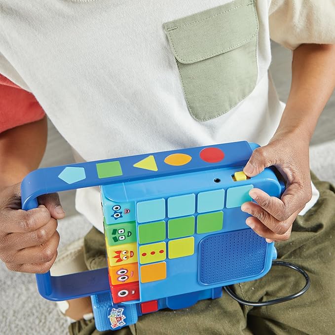 hand2mind Numberblocks Sing and Record Music Player, Kids Karaoke Microphone, Musical Toys, Toddler Boombox, Counting Toys, Preschool Math Learning Activities, Numbers for Toddlers, Birthday Gifts