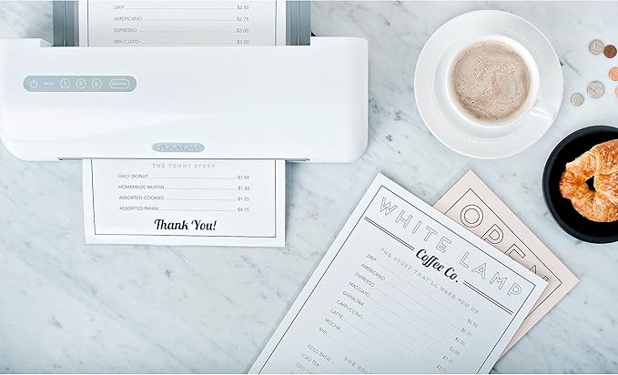 Scotch Thermal Laminating Pouches, Letter Size Laminating Sheets 8.9 x 11.4-Inches, 3 mil thick, 20-Pack, Clear