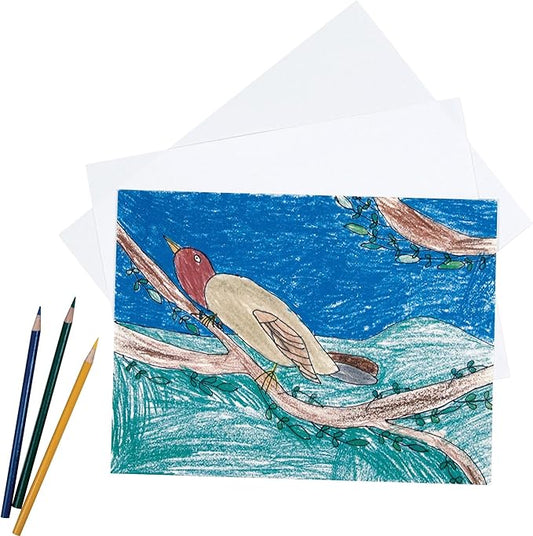 Pacon Drawing Paper, White, Heavyweight, 18" x 24", 500 Sheets